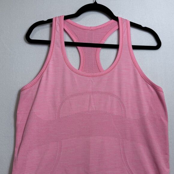 Lululemon Swiftly Tech Racerback Heathered Flash Light Tank Top Size 12 W1960S - Picture 4 of 11
